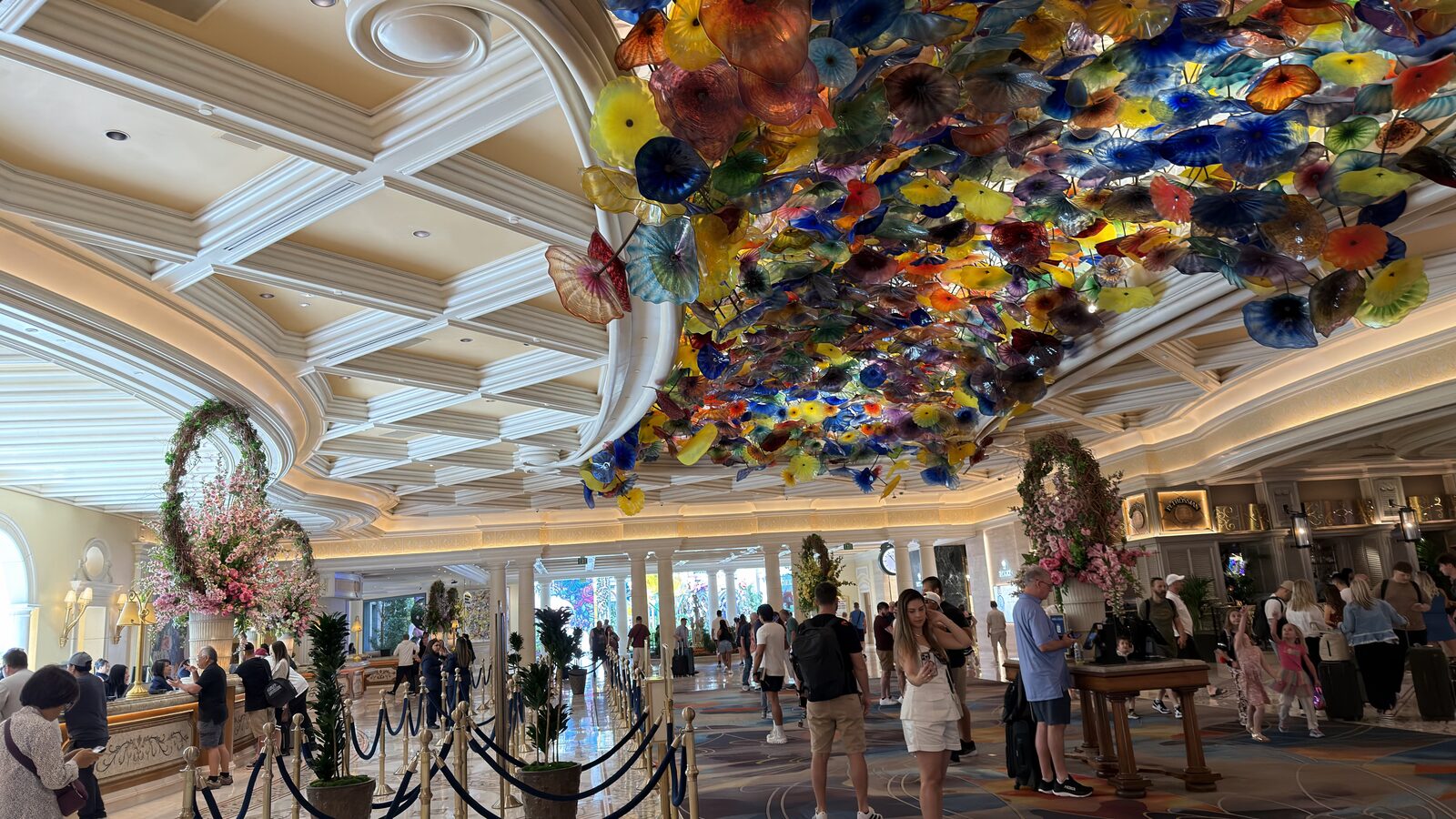 Bellagio 的玻璃花海，6月3日