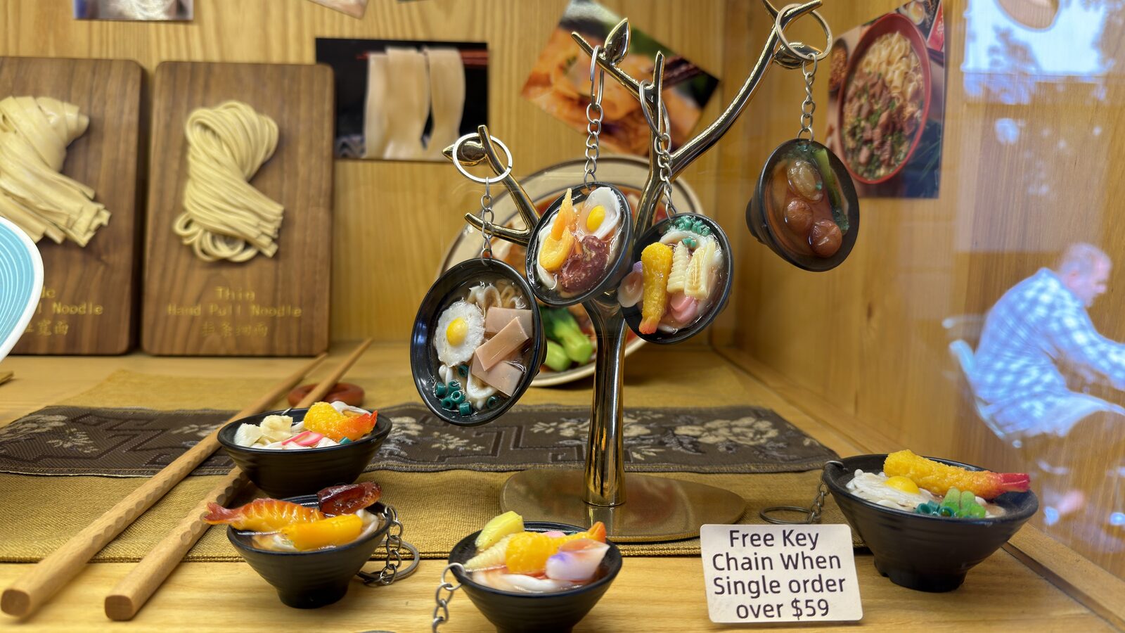 櫥窗裡的可愛食物模型，6月7日