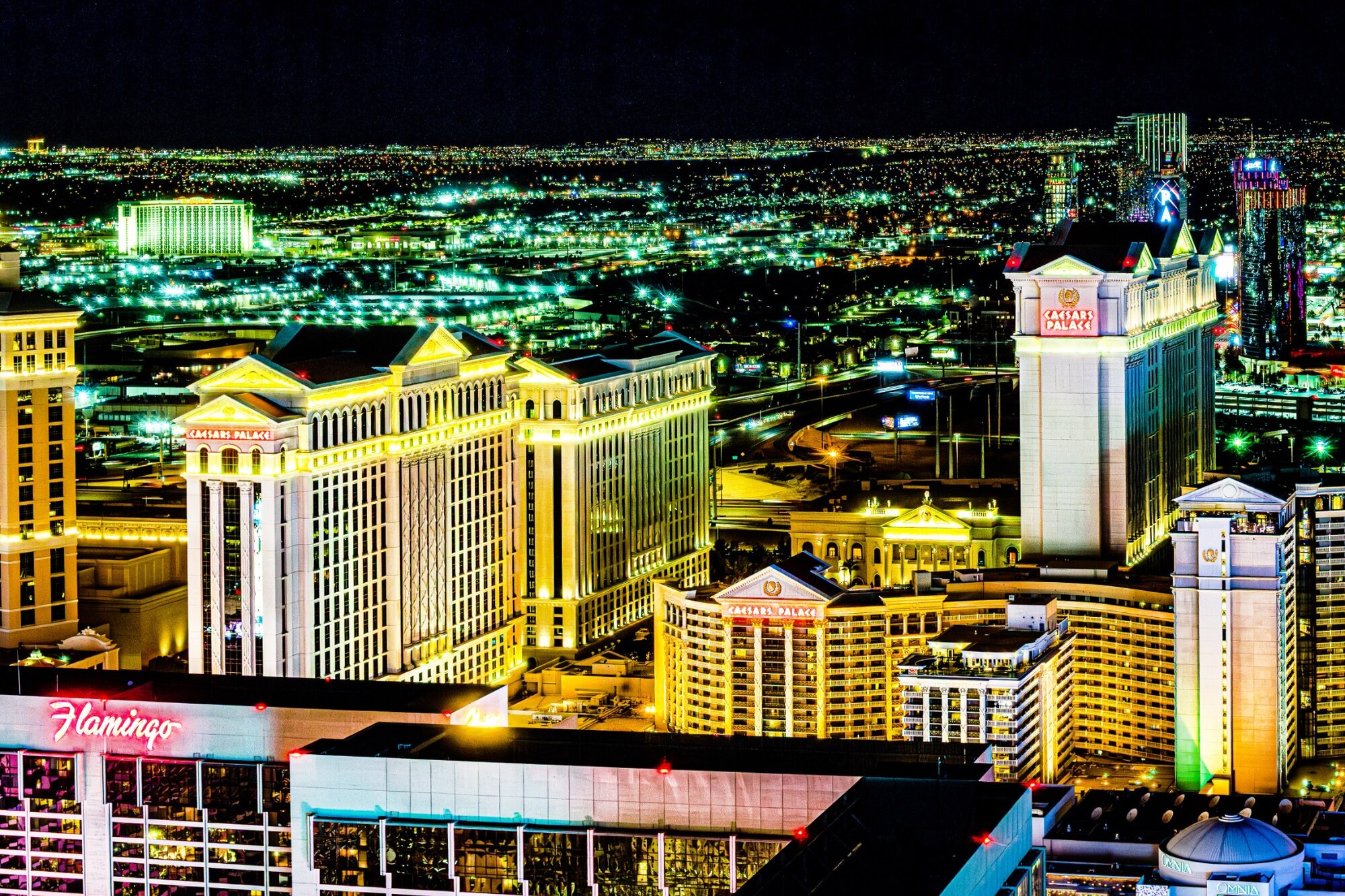 Caesars Palace 夜景
