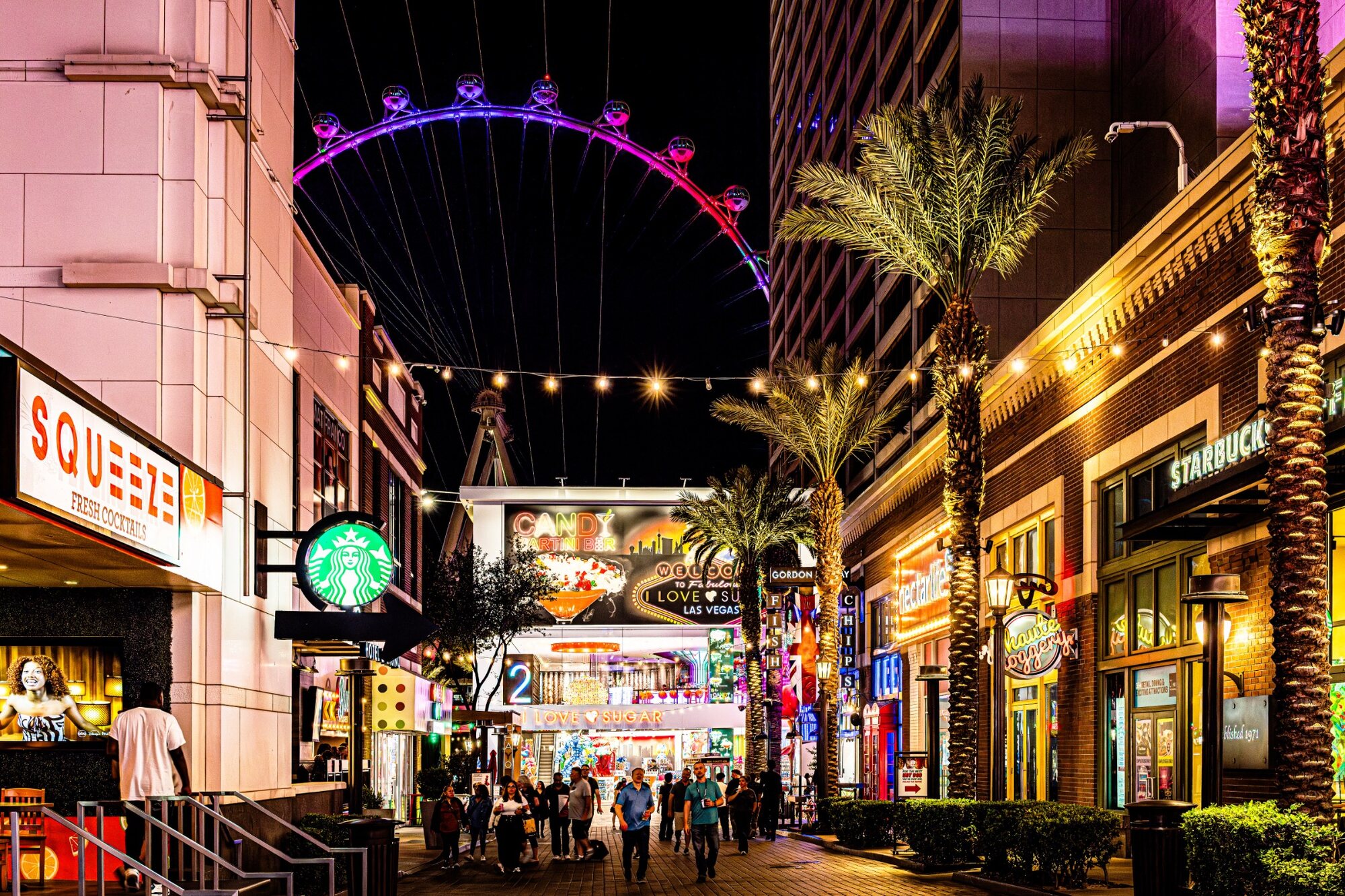High Roller 下的街道